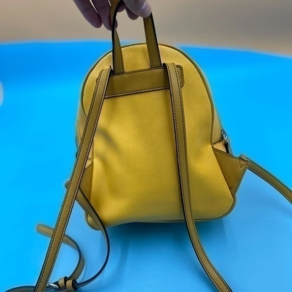 GUESS Faux Leather Sunflower Mini Backpack
